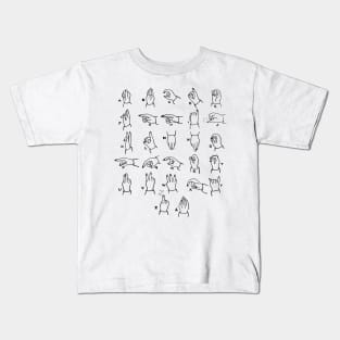 ASL Alphabet Kids T-Shirt